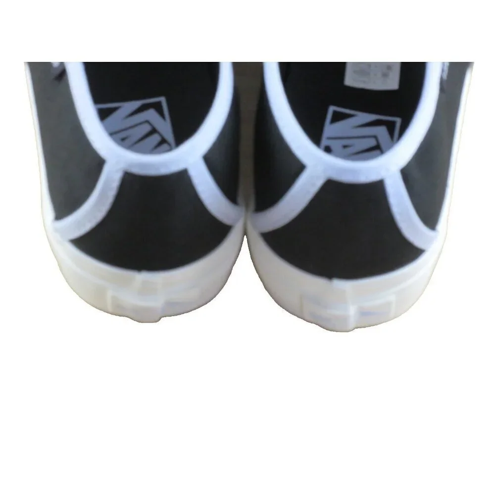Vans Women's Mary Jane Ballerina Black Purple Canvas adjustable Shoes Size 8.5